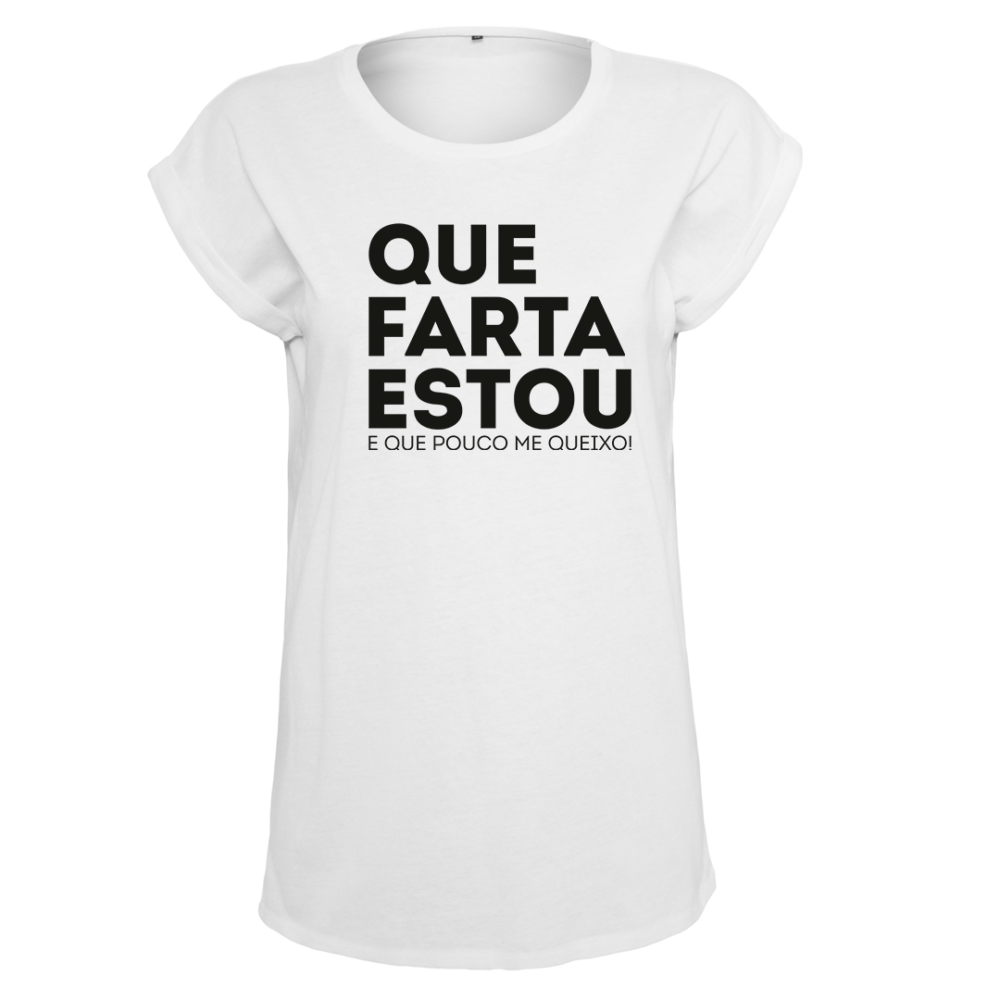 camiseta que farta estou